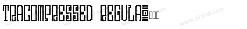 traCompressed regula字体转换